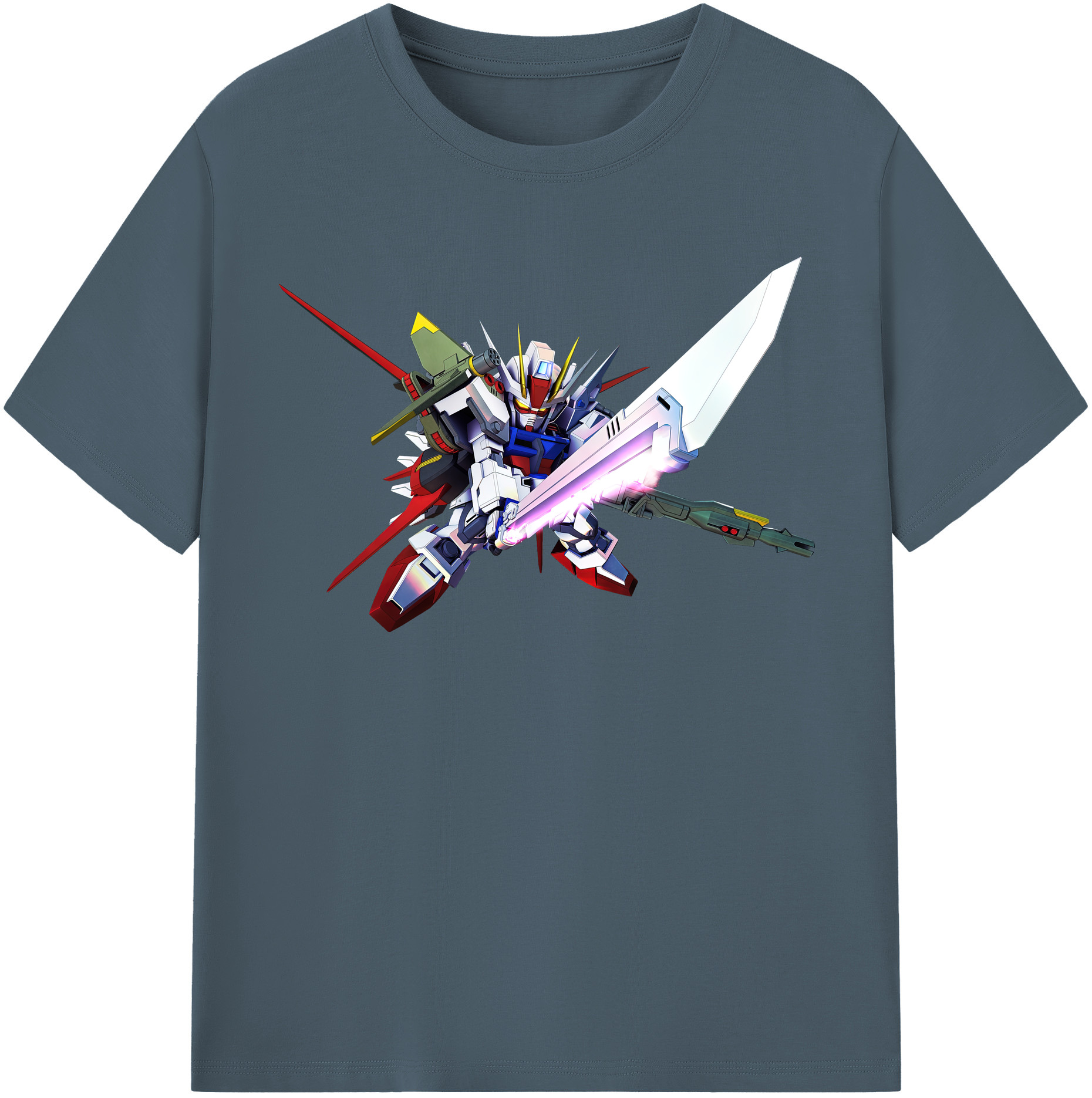 （画像用） 機動戦士ガンダム Mobile Suit Gundam 綿100％半袖Tシャツ（フロントプリント）